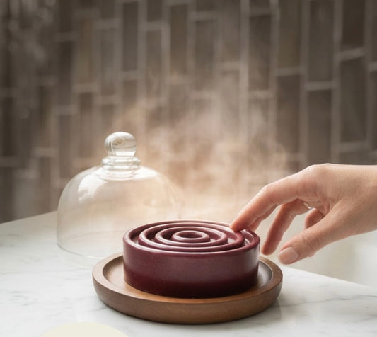 Glass dome soap holder